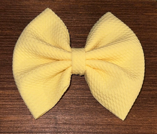 Yellow Hair Bow