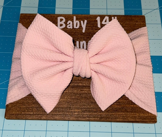 Pink Headwrap Bow