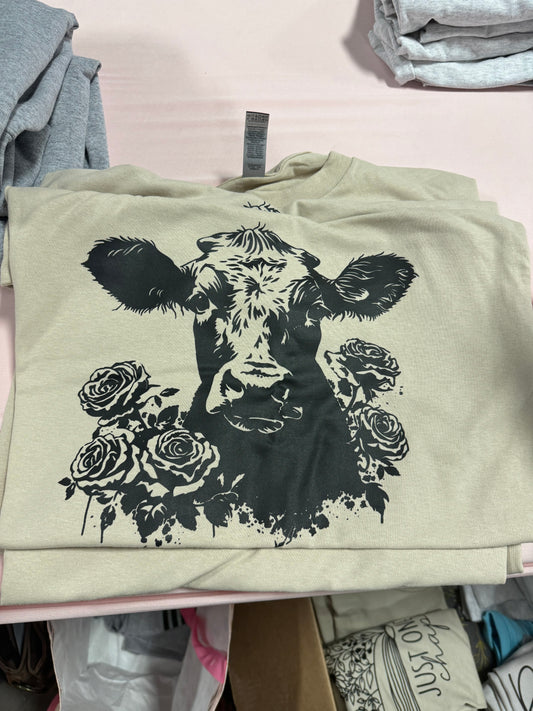 Floral Cow