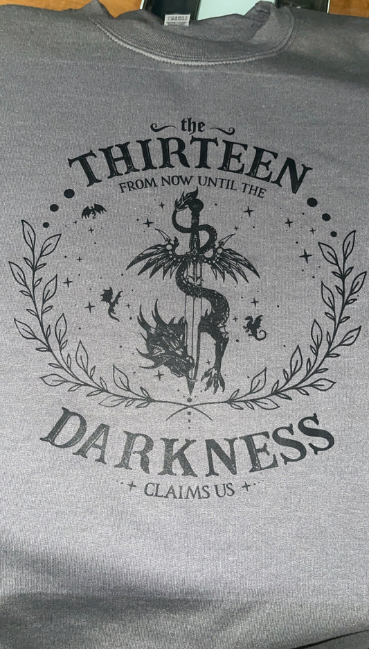 Thirteen- Crewneck(sleeve prints included)