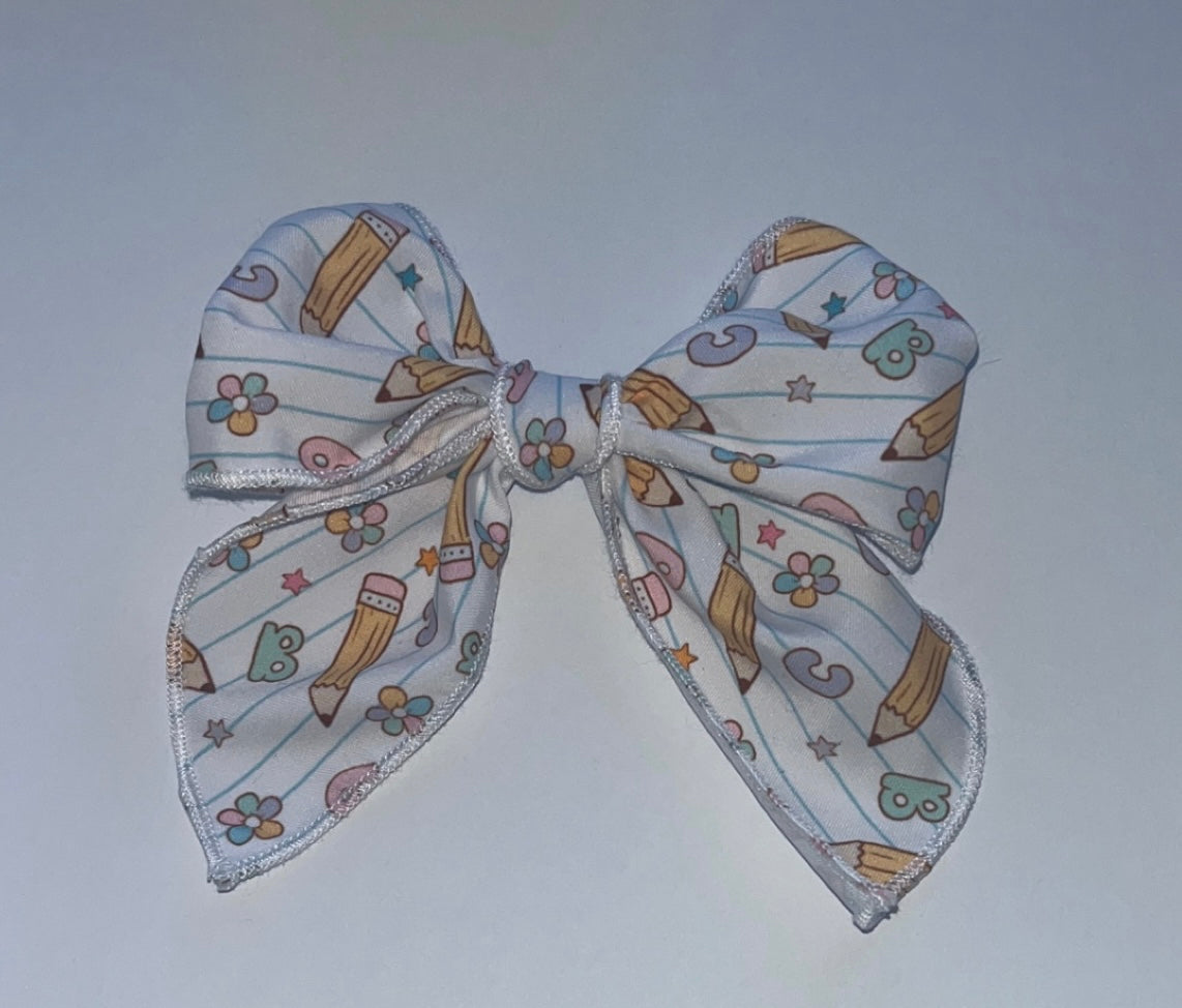 (S) Back to School Fable Bow