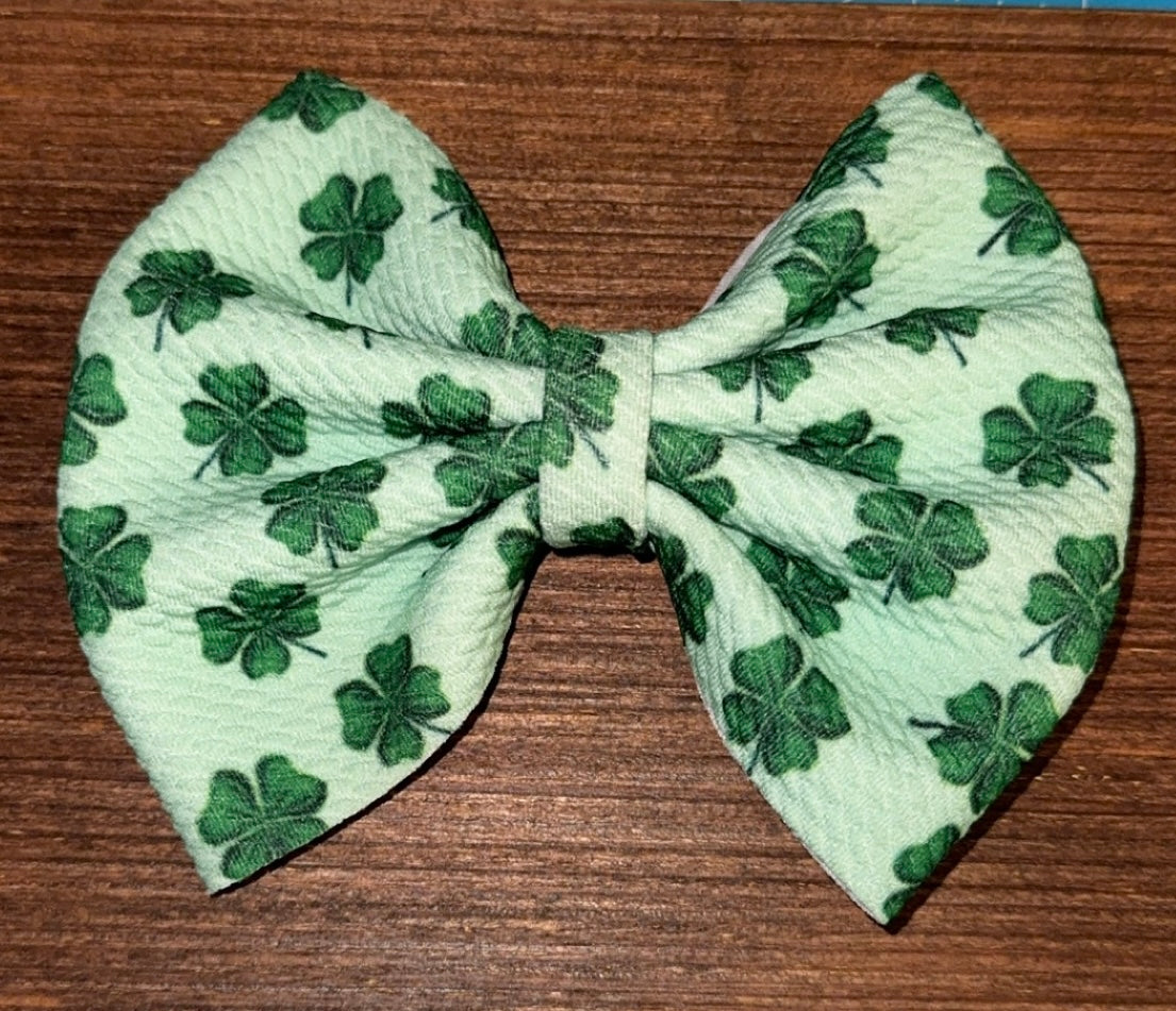 4 Leaf- Hair Bow