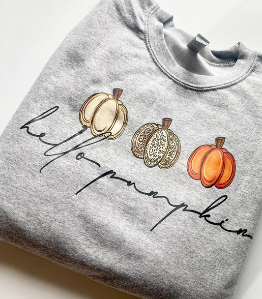 Hello Pumpkin crewneck