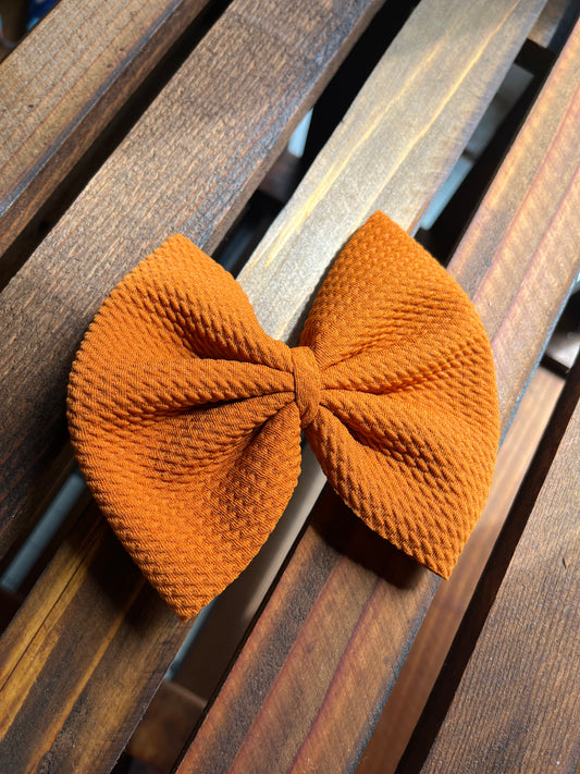 Burnt Orange Bow